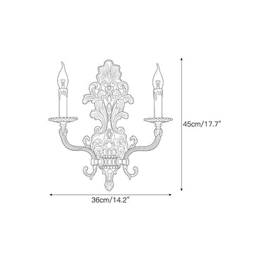 Bellagio Wall Sconce – detail 3 — Dimension drawings 1
