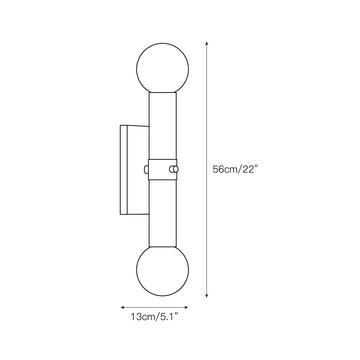 Bellini Wall Lamp – detail 3 — Dimension drawings 1