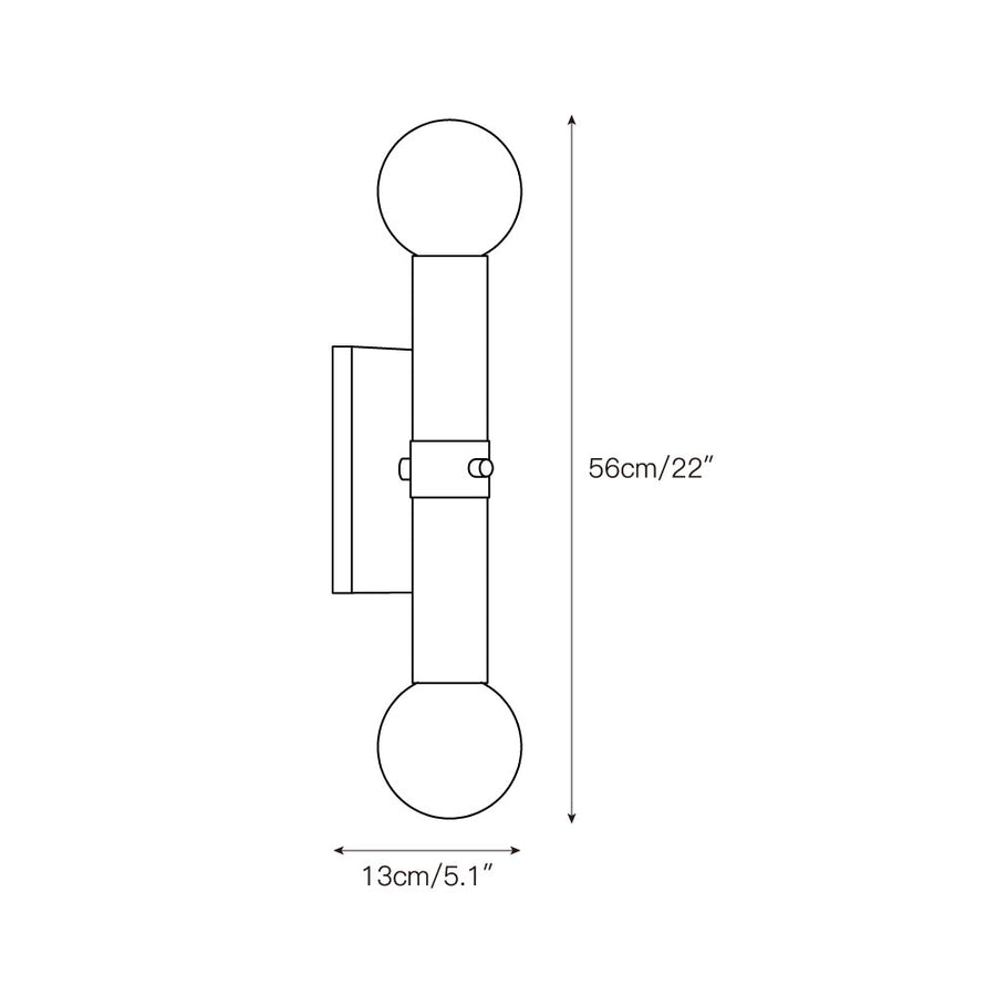 Bellini Wall Lamp – detail 3 — Dimension drawings 1