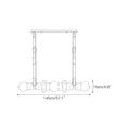 Load image into Gallery viewer, Belmont Leather Alabaster Linear Chandelier