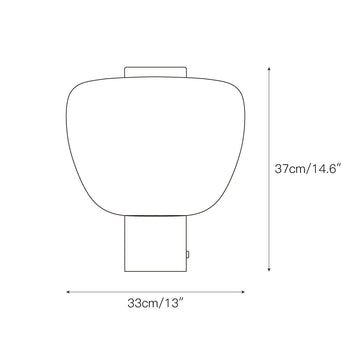 Bengt Table Lamp – detail 4 — Dimension drawings 1