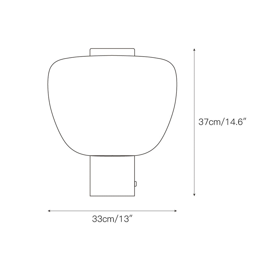Bengt Table Lamp – detail 4 — Dimension drawings 1