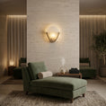Load image into Gallery viewer, Bernina Alabaster Wall Lamp