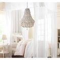 Load image into Gallery viewer, Betsey Wood Bead Chandelier