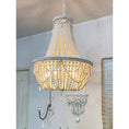 Load image into Gallery viewer, Betsey Wood Bead Chandelier