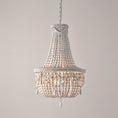 Load image into Gallery viewer, Betsey Wood Bead Chandelier