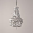 Load image into Gallery viewer, Betsey Wood Bead Chandelier