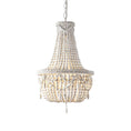 Load image into Gallery viewer, Betsey Wood Bead Chandelier
