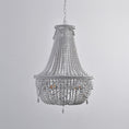 Load image into Gallery viewer, Betsey Wood Bead Chandelier