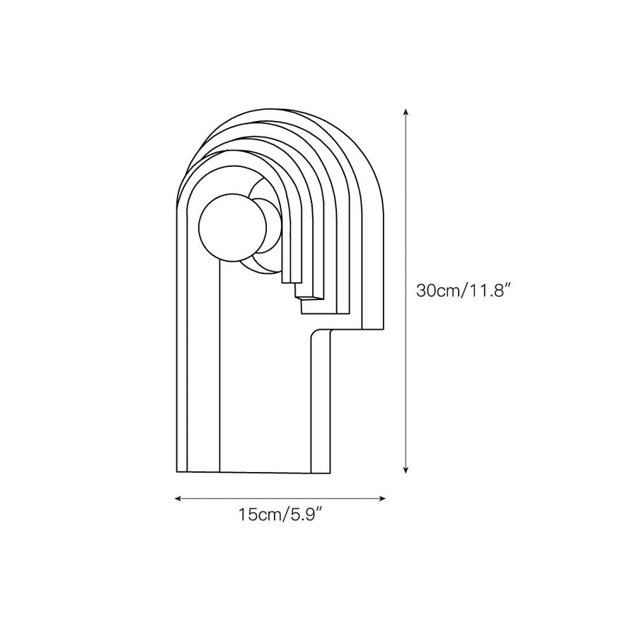 Bien Wall Lamp – detail 5 — Dimension drawings 3