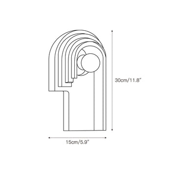 Bien Wall Lamp – detail 6 — Dimension drawings 4