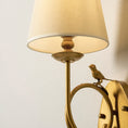 Load image into Gallery viewer, Bird Fabric Wall Sconce