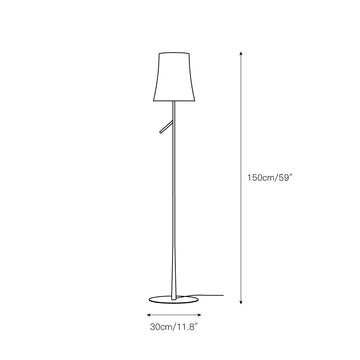 Birdie Floor Lamp – detail 3 — Dimension drawings 1