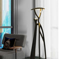 Charger l'image dans la visionneuse de la galerie, Black Sculpture Floor Lamp