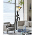 Charger l'image dans la visionneuse de la galerie, Black Sculpture Floor Lamp