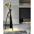 Charger l'image dans la visionneuse de la galerie, Black Sculpture Floor Lamp