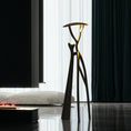 Charger l'image dans la visionneuse de la galerie, Black Sculpture Floor Lamp