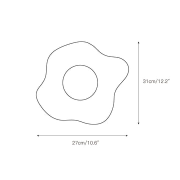Blob Travertine Wall Lamp – detail 3 — Dimension drawings 1
