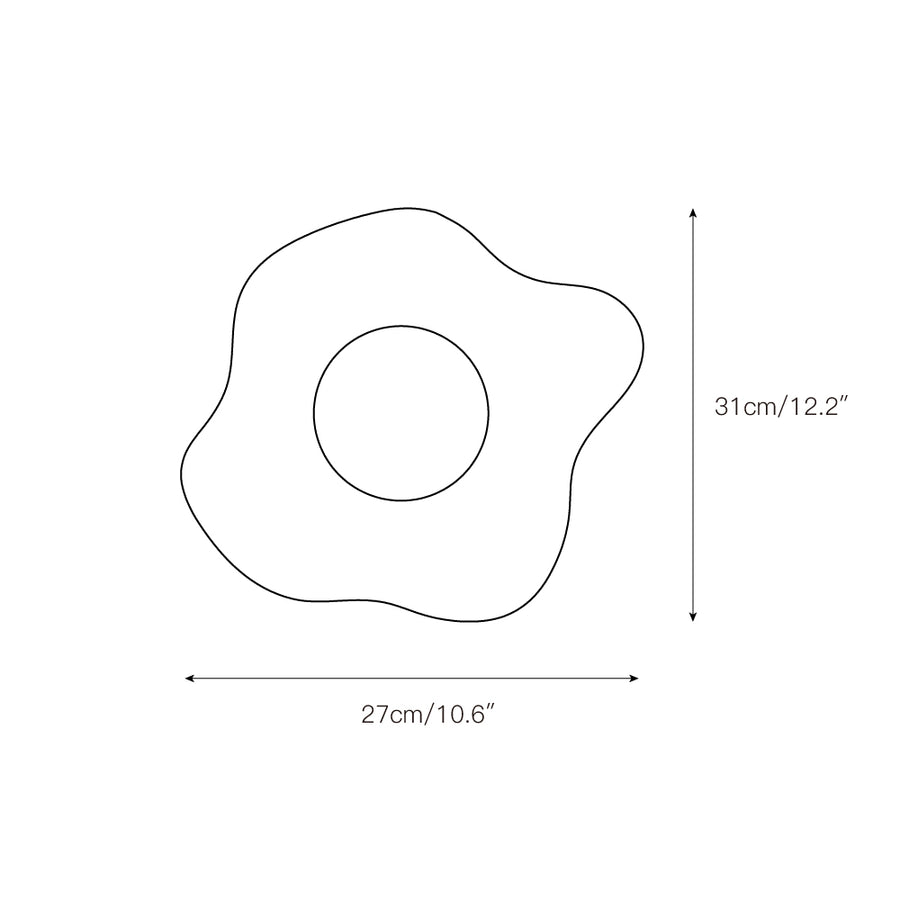 Blob Travertine Wall Lamp – detail 3 — Dimension drawings 1