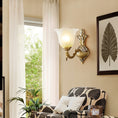 Load image into Gallery viewer, Bloom Flower Brass Sconce