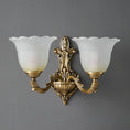 Load image into Gallery viewer, Bloom Flower Brass Sconce