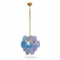 Load image into Gallery viewer, Blue Vistosi Disc Chandelier