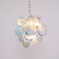 Load image into Gallery viewer, Blue Vistosi Disc Chandelier