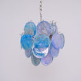 Load image into Gallery viewer, Blue Vistosi Disc Chandelier