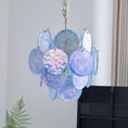 Load image into Gallery viewer, Blue Vistosi Disc Chandelier