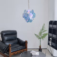 Load image into Gallery viewer, Blue Vistosi Disc Chandelier