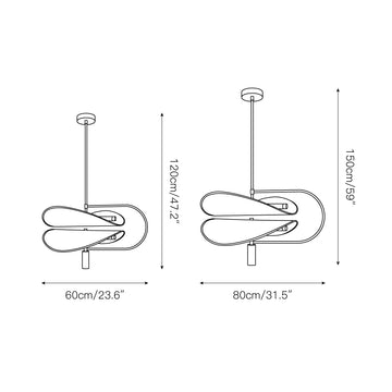 Bonnie Pendant Light – detail 6 — Dimension drawings 1