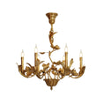Load image into Gallery viewer, Borgia Brass Chandelier