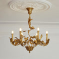 Load image into Gallery viewer, Borgia Brass Chandelier