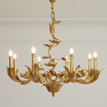 Load image into Gallery viewer, Borgia Brass Chandelier