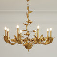 Load image into Gallery viewer, Borgia Brass Chandelier