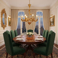 Load image into Gallery viewer, Borgia Brass Chandelier