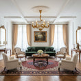 Load image into Gallery viewer, Borgia Brass Chandelier