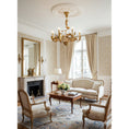 Load image into Gallery viewer, Borgia Brass Chandelier