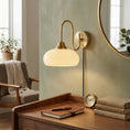 Load image into Gallery viewer, Nova Glass Plug-in Wall Lamp