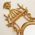 Load image into Gallery viewer, Brass Carved Mirror Wall Lamp