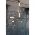 Load image into Gallery viewer, Brass Drop System Chandelier