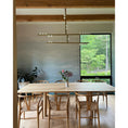 Load image into Gallery viewer, Brass Drop System Chandelier