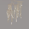 Load image into Gallery viewer, Brass Drop System Chandelier