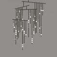 Load image into Gallery viewer, Brass Drop System Chandelier