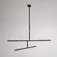 Load image into Gallery viewer, Brass Drop System Chandelier