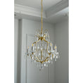 Load image into Gallery viewer, Brass Scrolls Chandelier