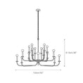 Load image into Gallery viewer, Odensa Chandelier