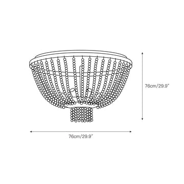 Brisbane Ceiling Light – detail 3 — Dimension drawings 1