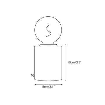 Bristol Table Lamp – detail 3 — Dimension drawings 1