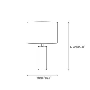 Brixton Table Lamp – detail 3 — Dimension drawings 1